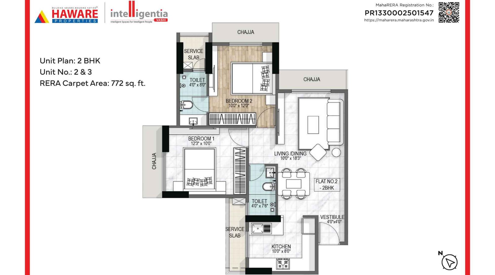 Haware-Intelligentia-Floor-Plan-2bhk-772-sqft